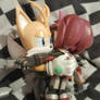 Nine hugs rusty rose