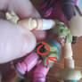 Loose leg joint on thorn rose