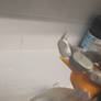 I made a mess Artydoespictues pour milk everywhere