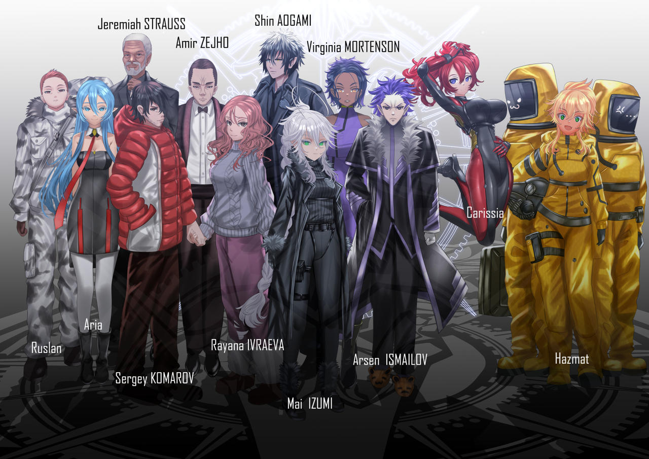 Nevermore/Enygma Vol.1 Character Cast