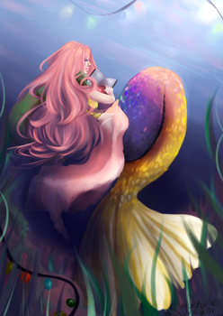 Colorful mermaid