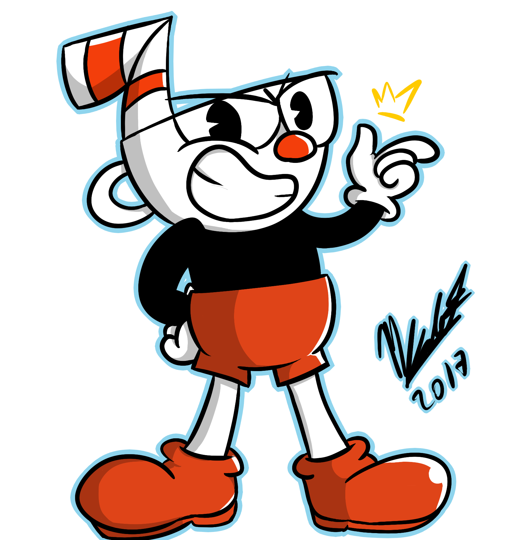 Cuphead and Mugman by Redpanda2608 on DeviantArt