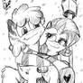 ((Commission)) Winepad and Rarity