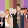 Doctor Who Minimalist 50th Anniversary Wallpaper