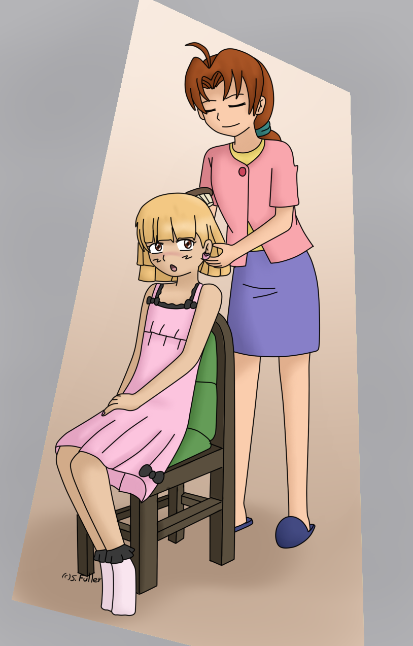 Mother Daughter Bonding Time By Usaritsu On Deviantart 