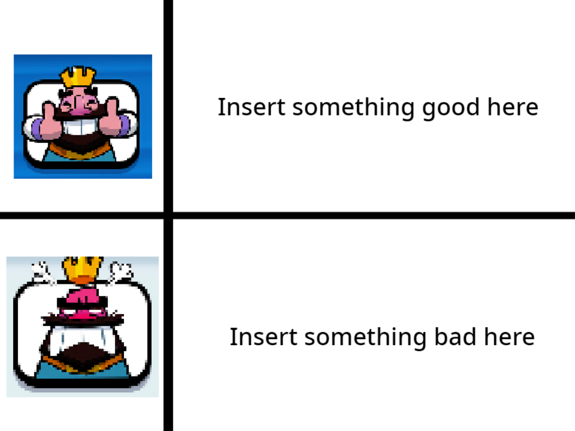 Clash Royale King Emote Meme by RDash75 on DeviantArt