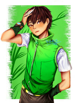 Boboiboy Daun (badass version)