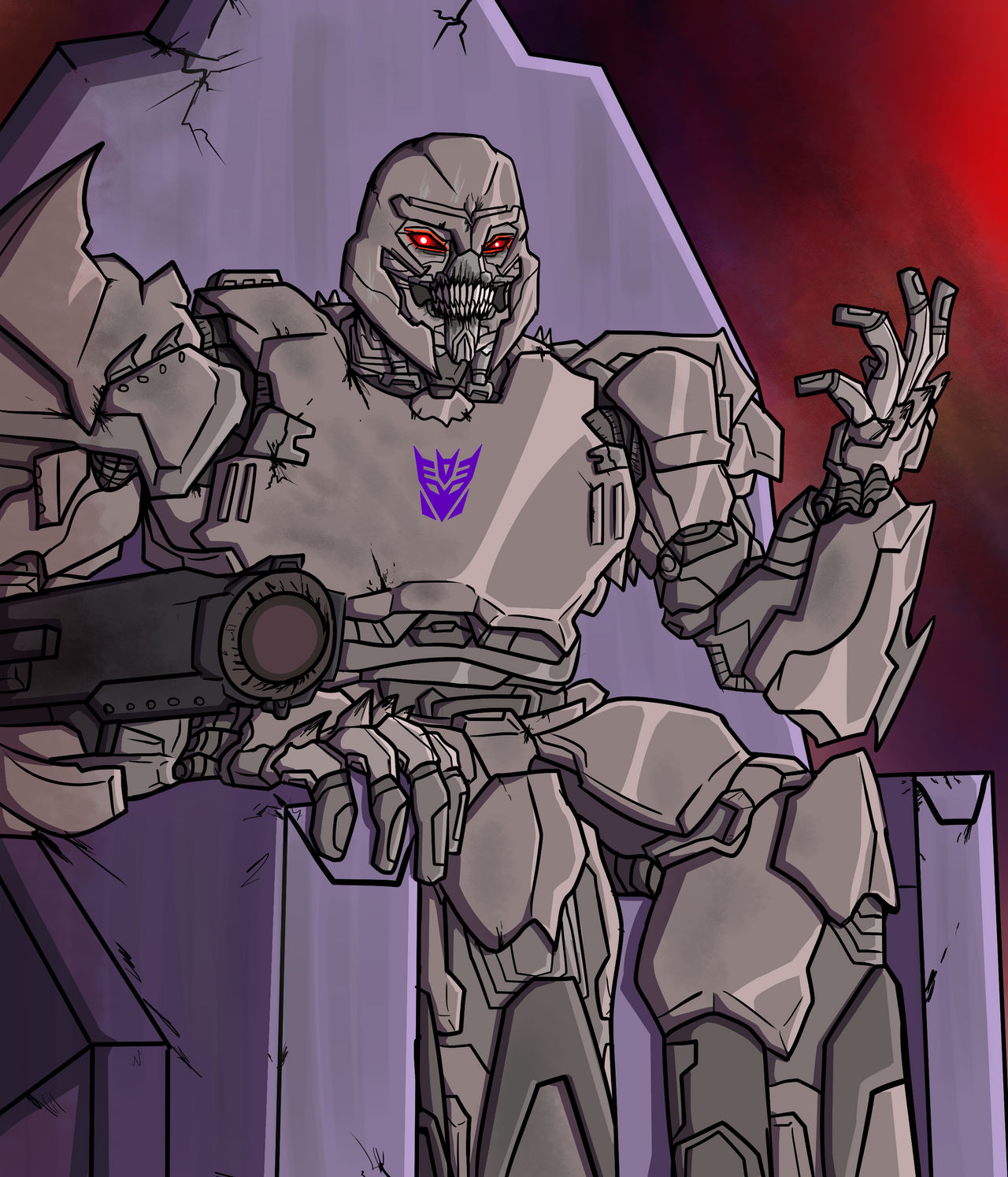 Megacron - My version of Megatron - Transformers. by Hgastia on DeviantArt