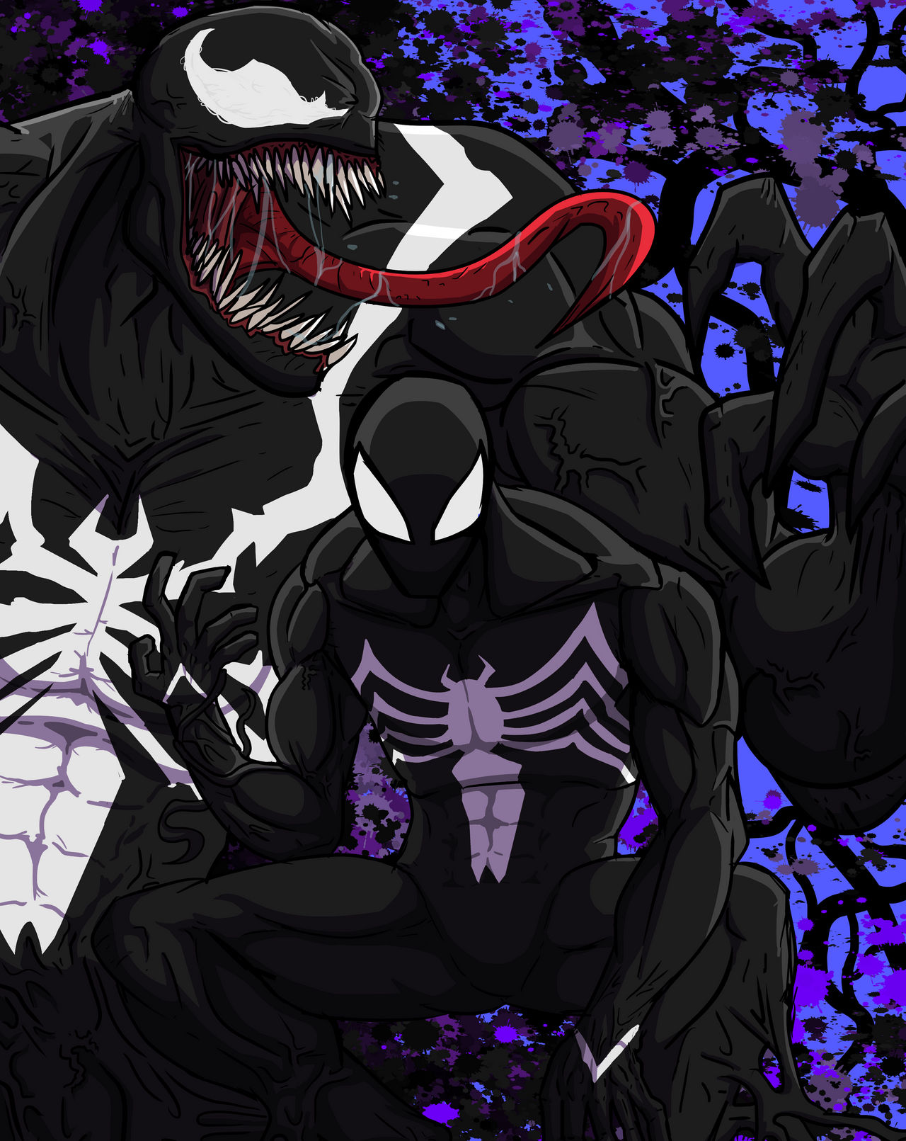 Venom And Spider Symbiote Marvel Spider Man 2 By Hgastia On DeviantArt venom-and-spider-symbiote-marvel-spider-man-2-by-hgastia-on-deviantart