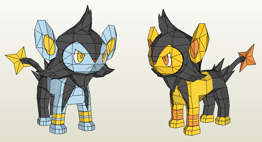 Papercraft - Luxio