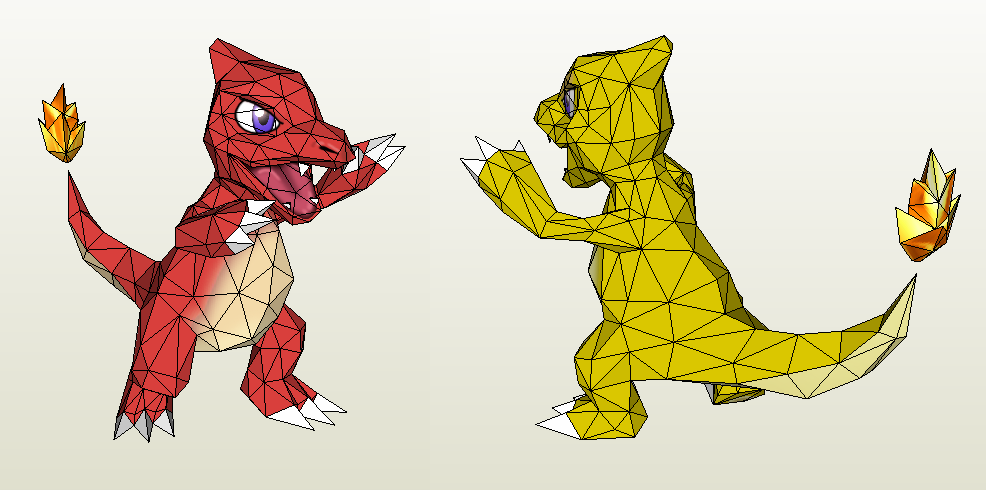 Papercraft - Charmeleon