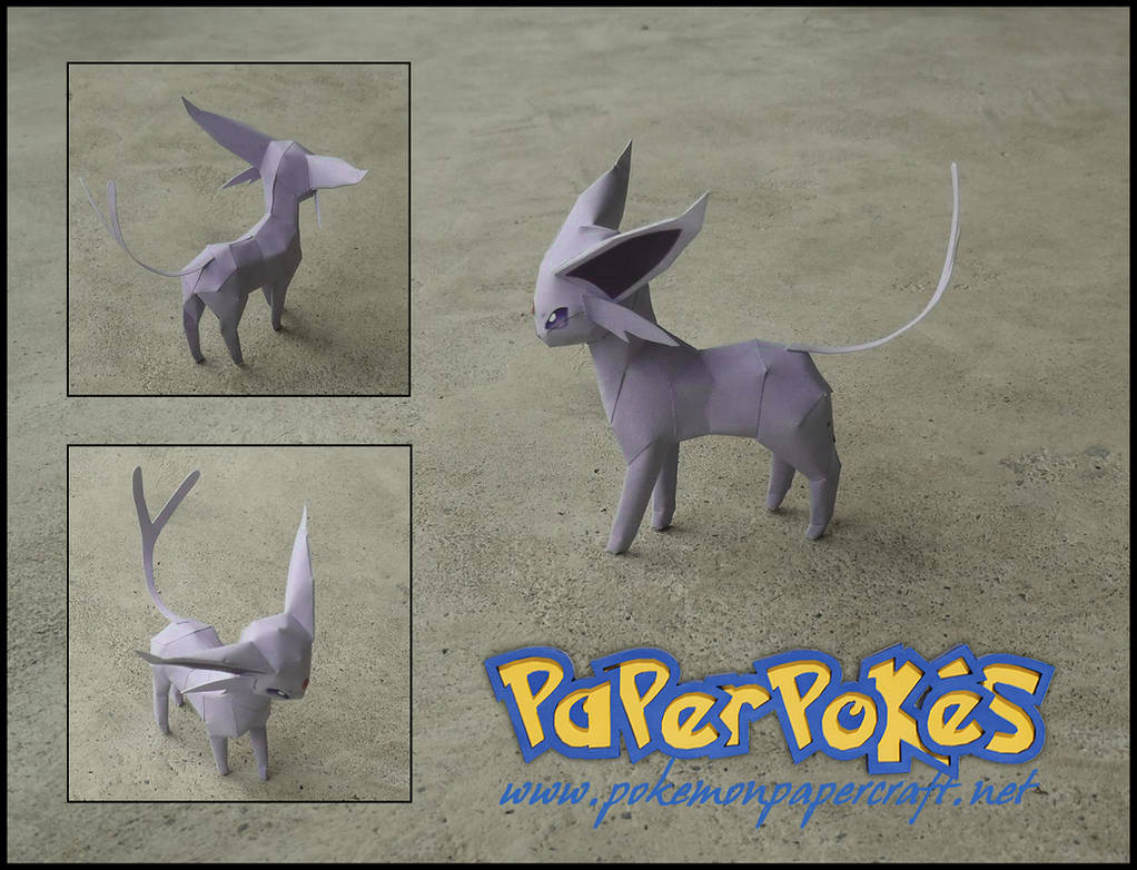 Mini Espeon Papercraft by Jyxxie on DeviantArt