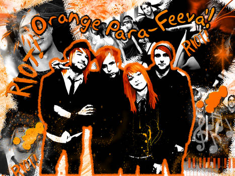 'Orange Feeva'' Wallpaper