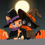 Silly Halloween Kitties