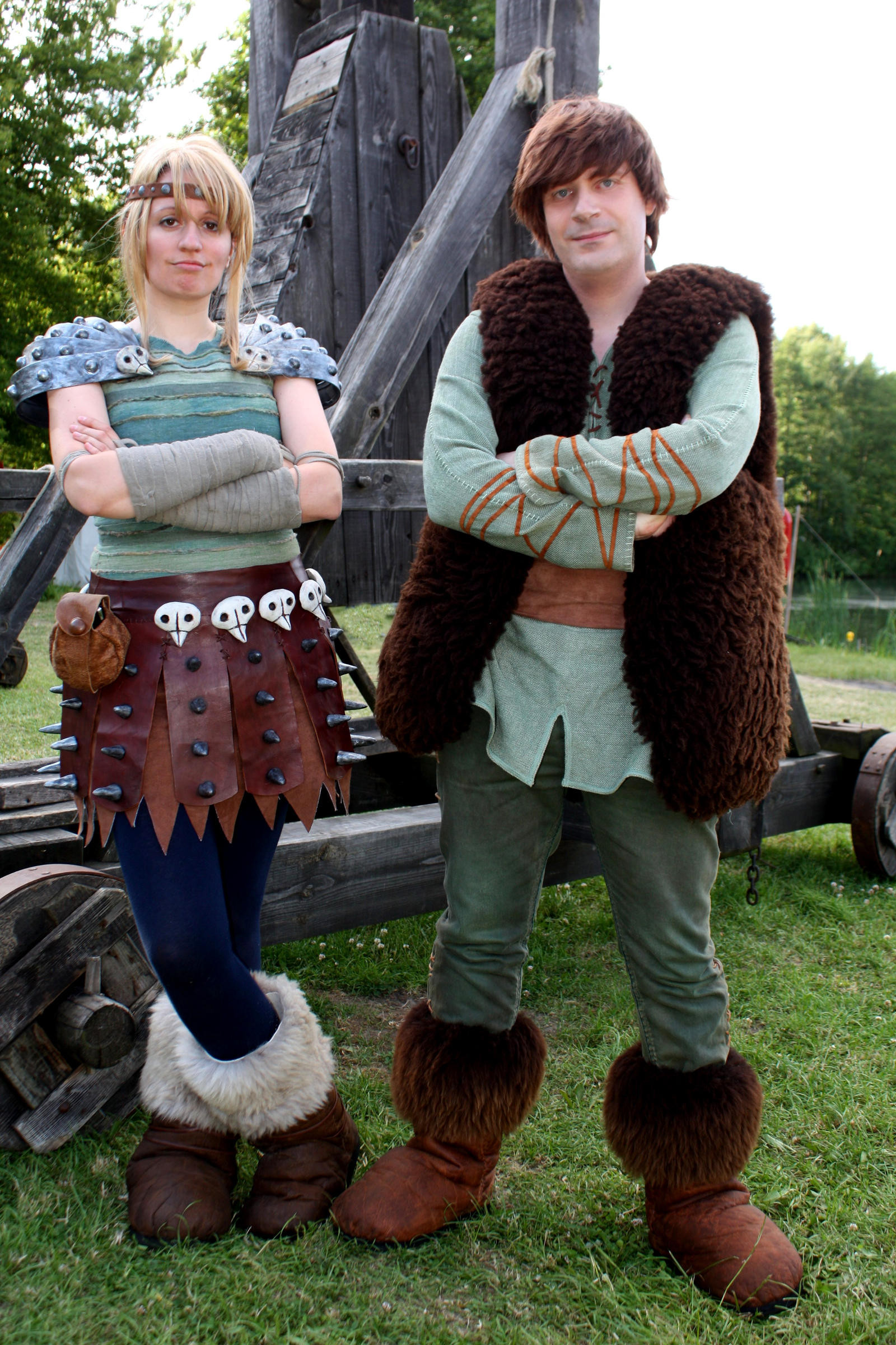 HTTYD Cosplay: Astrid and Hiccup by HicksBerlin on DeviantArt