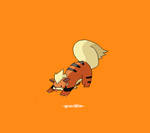 Growlithe 058 by juenavei