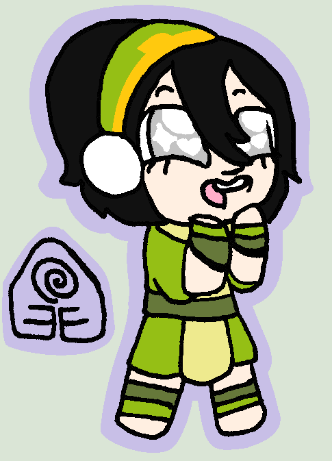 Toph Keychain Design - Avatar