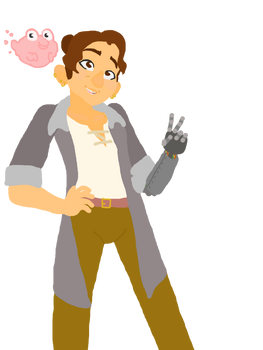 Jim Hawkins and Morph, post Treasure Planet