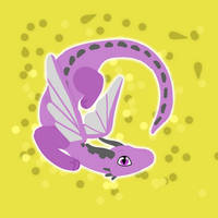 Cute Little Dragon - Badge Design