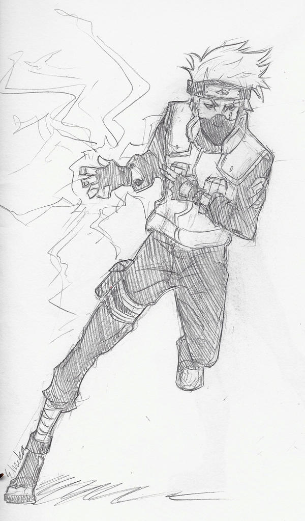 Kakashi Sketch By Icyreiatsu On Deviantart