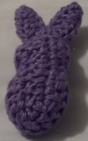 Purple Crocheted Peep