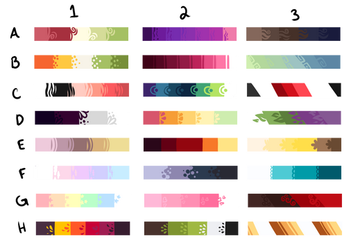 F2U Color Palettes