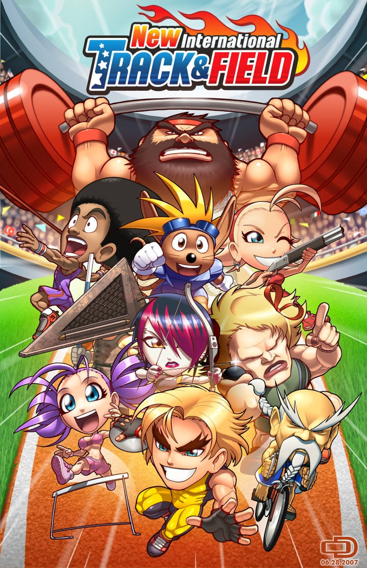 Konami Track and Field by UdonCrew on DeviantArt