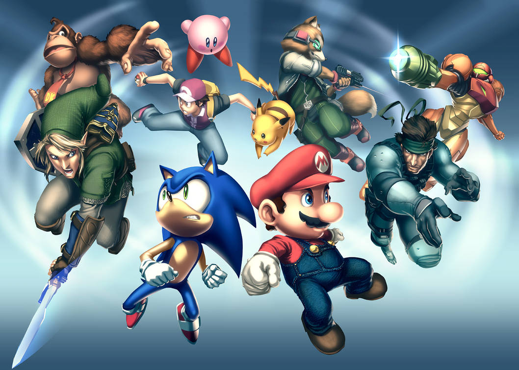 Gamepro Cover - Smash Bros by UdonCrew