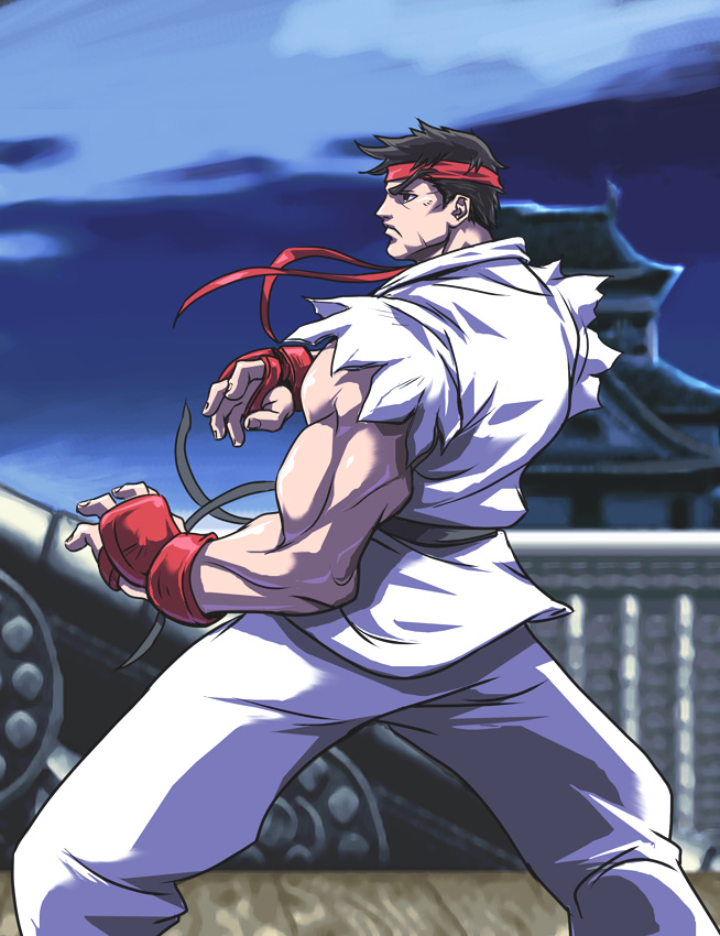 Ryu - anime  Street fighter art, Ryu street fighter, Street fighter  characters