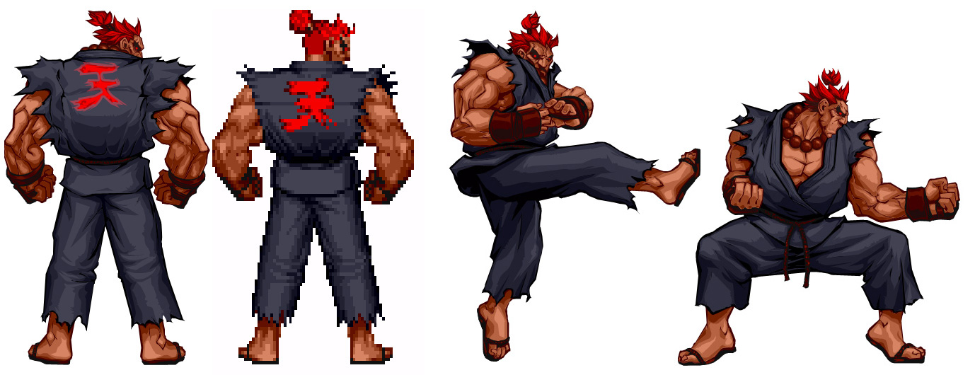 Street Fighter HD - Akuma Test