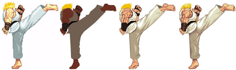 Street Fighter HD - Ken Kick