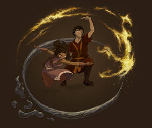 Zuko and Katara