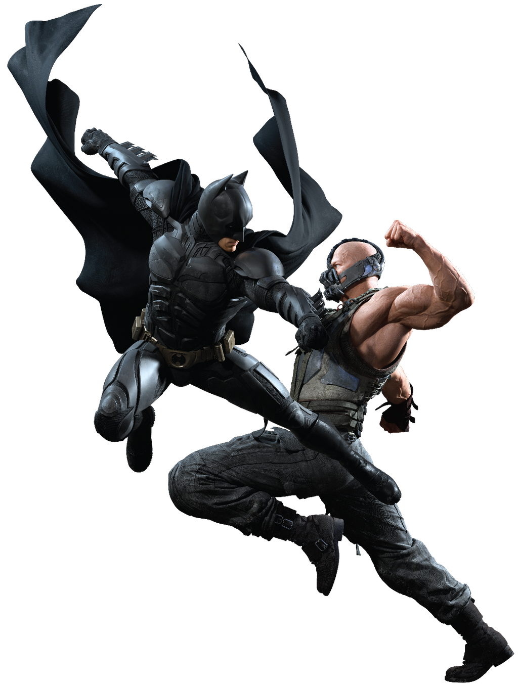 TDKR Dark Knight Rises BATMAN VS BANE PNG PROMO by paintpot2 on DeviantArt