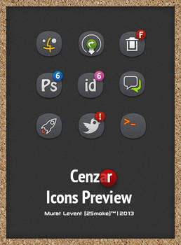 Cenza(r) Dock Icons Preview.