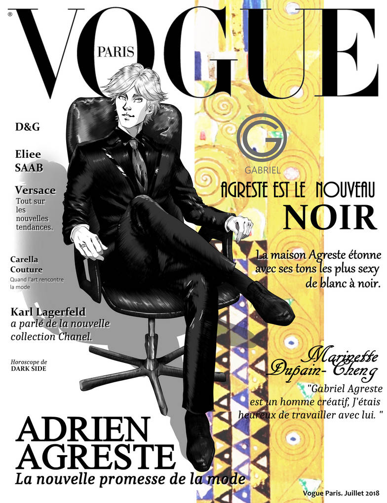 Adrien Agreste Vogue By Carella Art On Deviantart