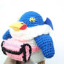 Asagi Prinny Handmade Doll Plush by nhimconshop