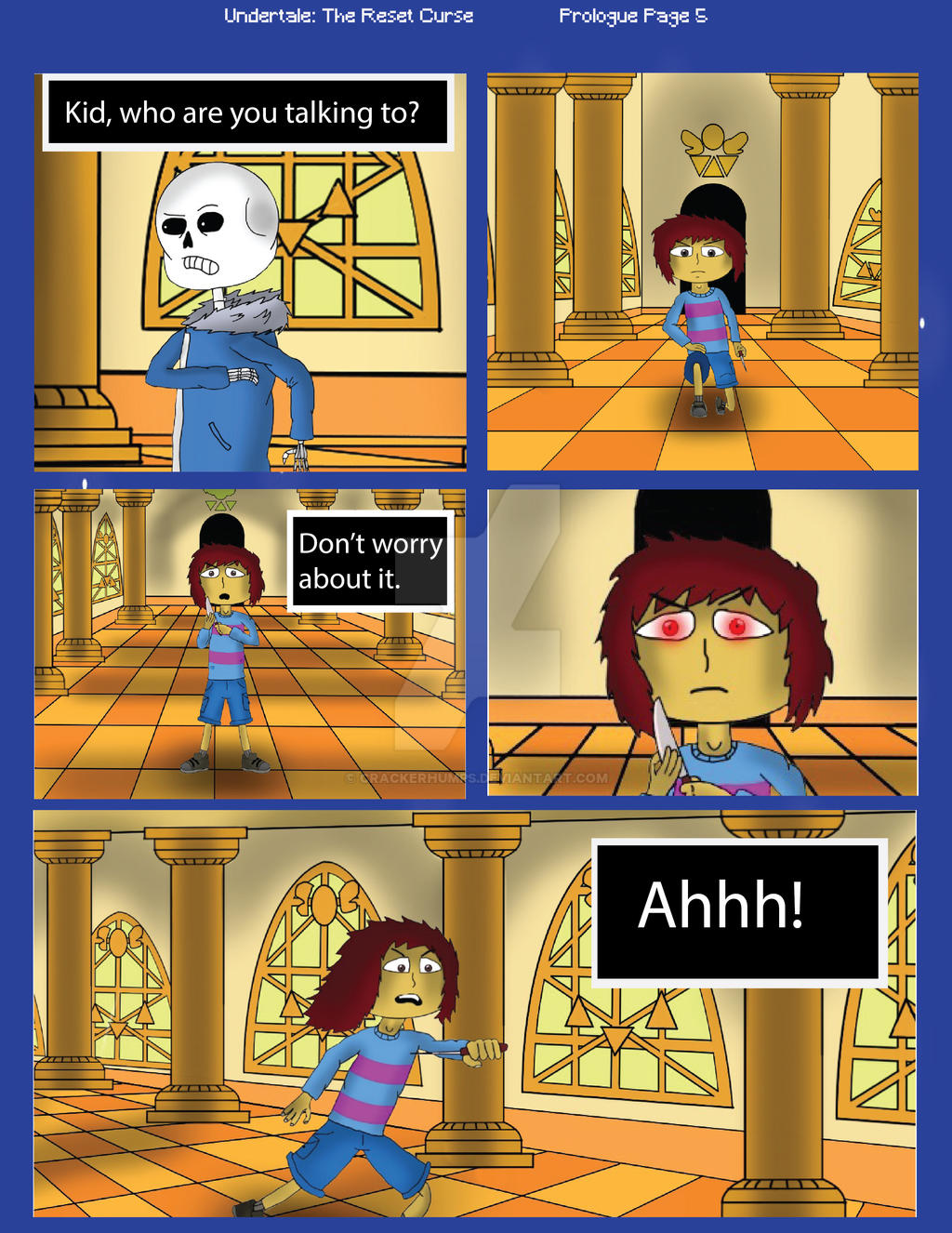 Undertale: The Reset Curse Prologue Page 5 by CrackerHumps on DeviantArt