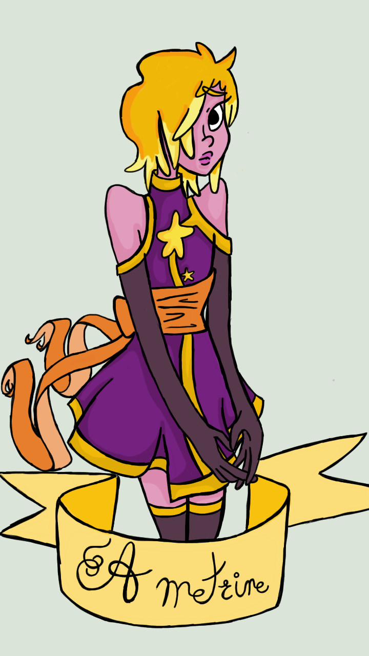 Steven universe oc gem Ametrine