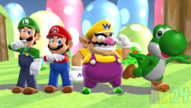 The Heroes of Super Mario 64 DS!