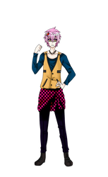 Minoru outside outfit sprite grin