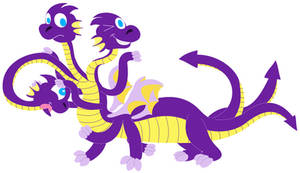 Pauline the Dragon as a Multi-Headed/Limbed Lizard