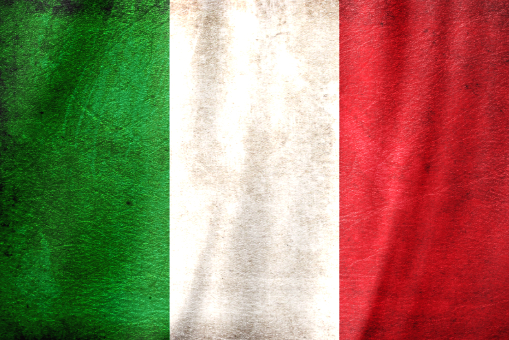 Italy Grunge flag