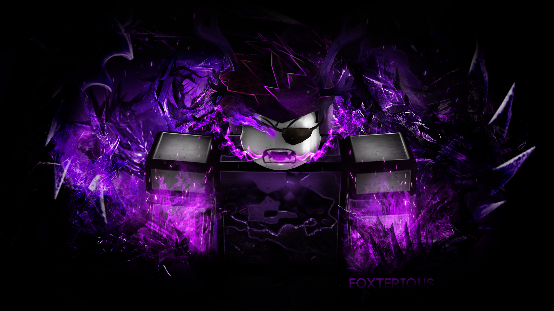 Violish Monster Roblox Gfx By Fxtrs On Deviantart - how to make roblox gfx with photoshop
