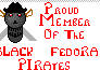 Black Fedora Pirates stamp