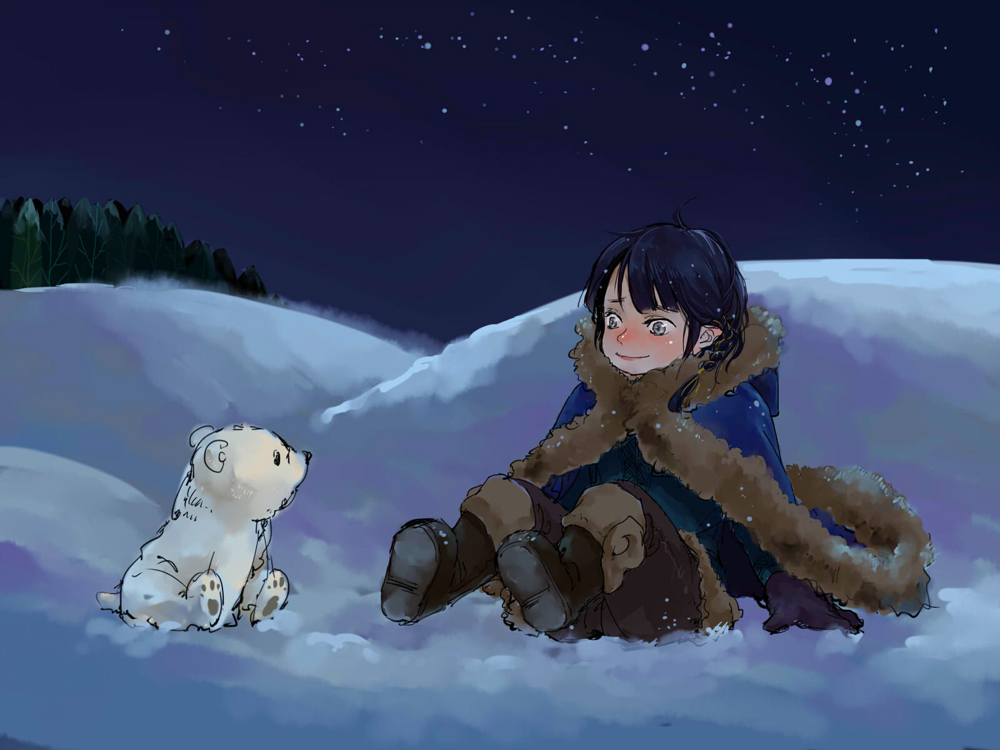 little Fingon and little polar bear