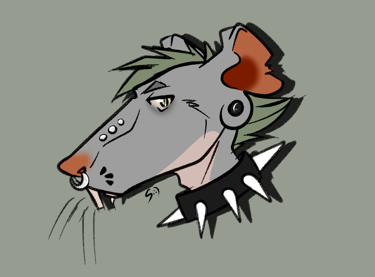 Rat Deviantart Rocker Rat by BrattySmiley on DeviantArt