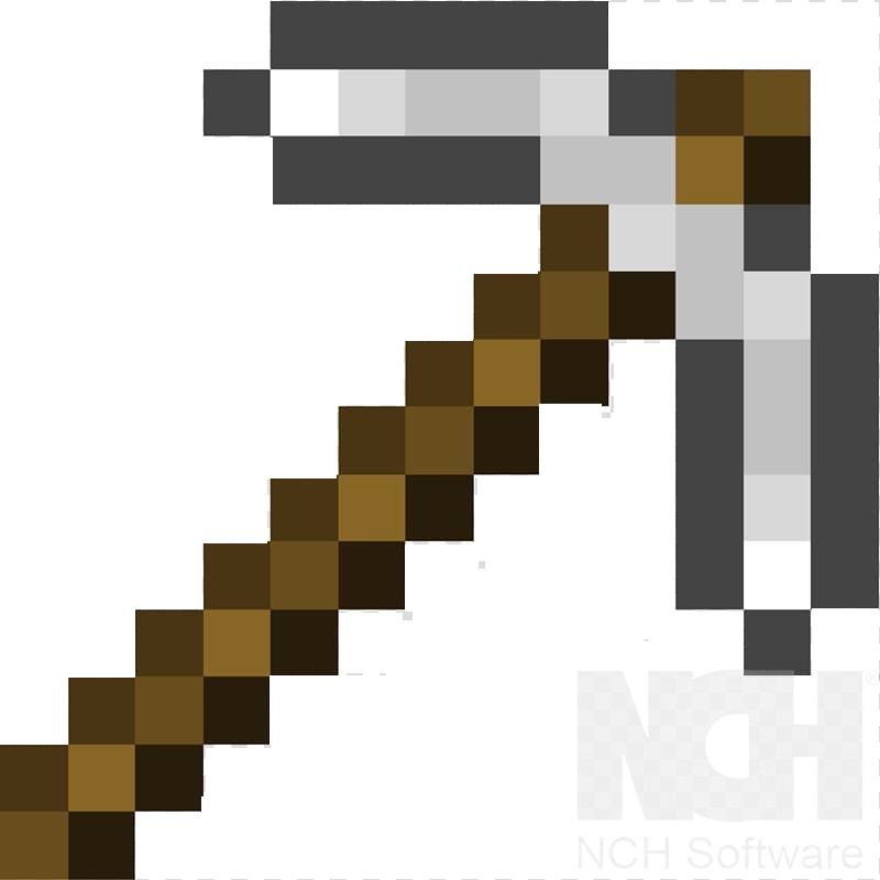 Minecraft Pickaxe Transparent
