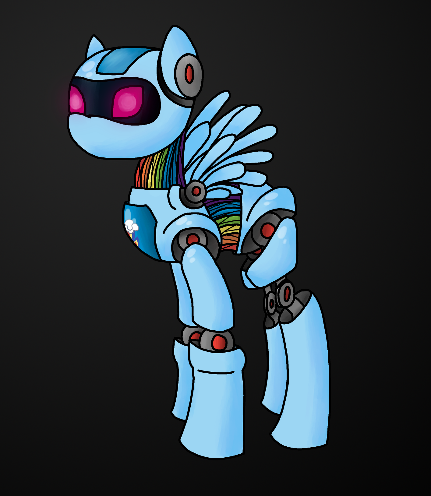 Robo Rainbow Dash