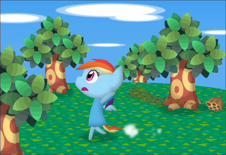 ponyville: rainbow dash