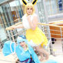 Jolteon and Vaporeon Gijinka